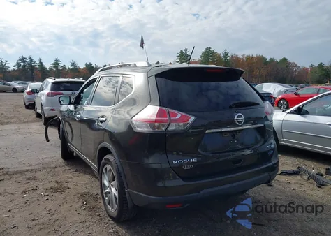 2014 Nissan Rogue Sl from USA, damaged, VIN 5N1AT2MV1EC768875